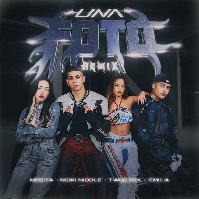 Mesita, Nicki Nicole, Tiago PZK - Una Foto Remix (feat. Emilia)