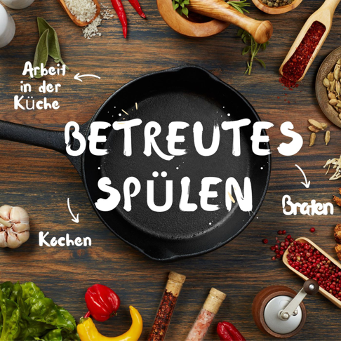  - Betreutes Sp&#252;len - Arbeit in der K&#252;che - Kochen - Braten