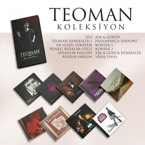 Teoman - Teoman Koleksiyon (Teo, A&#351;k & Gurur, Teoman Remiksler 1, Parampar&#231;a Senfoni, En G&#252;zel Hikayem, Konser 1, Renkli R&#252;yalar Oteli, Konser 2, &#304;nsanl&#305;k Halleri, A&#351;k & Gurur Remiksler, Ruhun Sar&#305;&#351;&#305;n, Yava&#351; Y